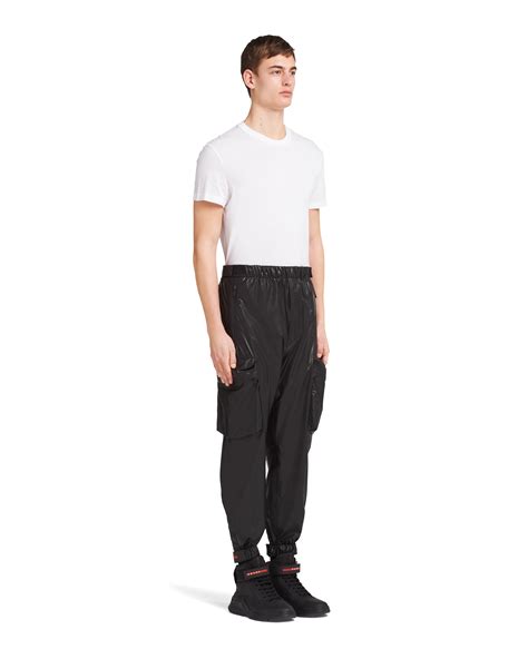 prada men's cargo pants|prada reflective pants.